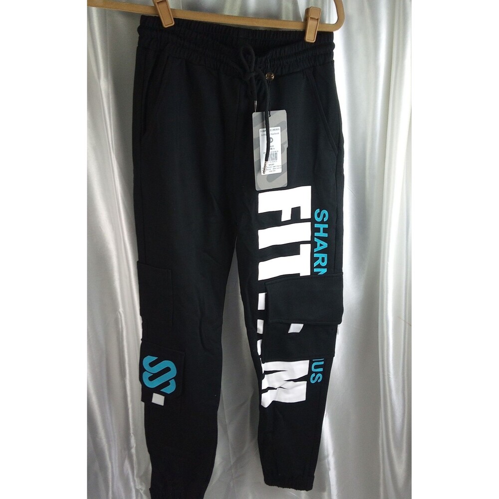 SHARNY & JULIUS BLACK TRACKSUIT JOGGER PANTS SIZE XS